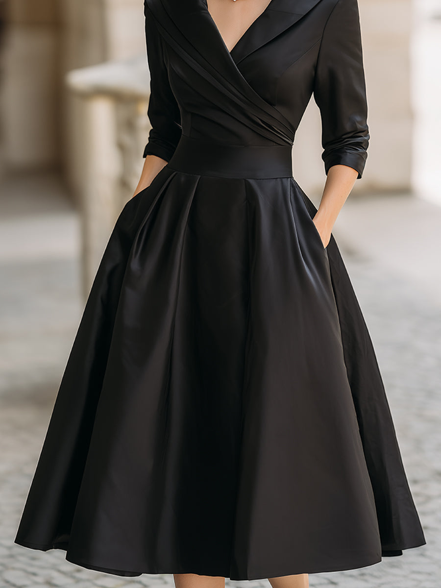 NORELLA | Satin midi dress