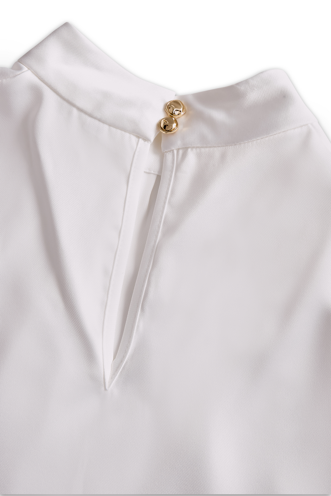 NORELLA | Sophisticated Pleated High-Neck Blouse