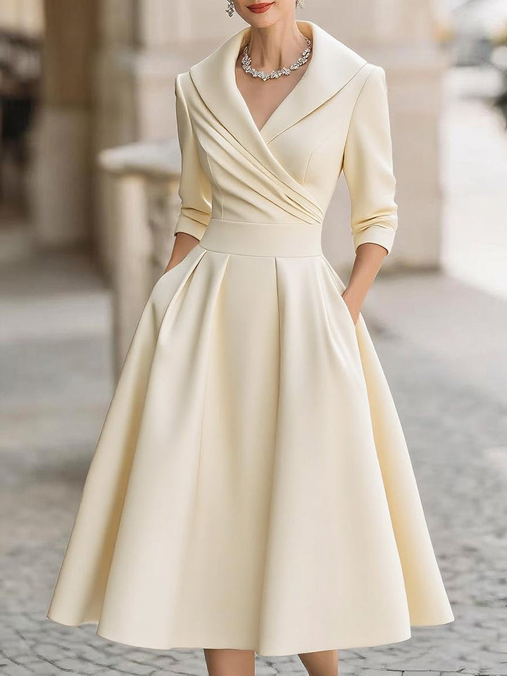 NORELLA | Satin midi dress