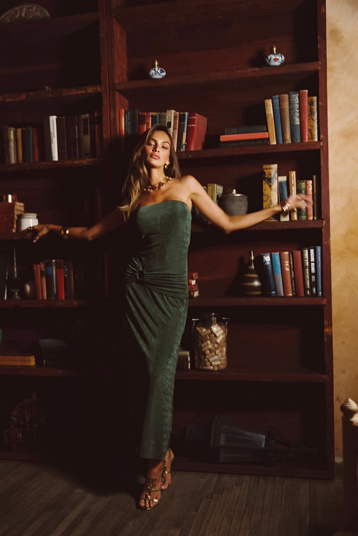 NORELLA | Cala Sol Emerald Maxi Dress