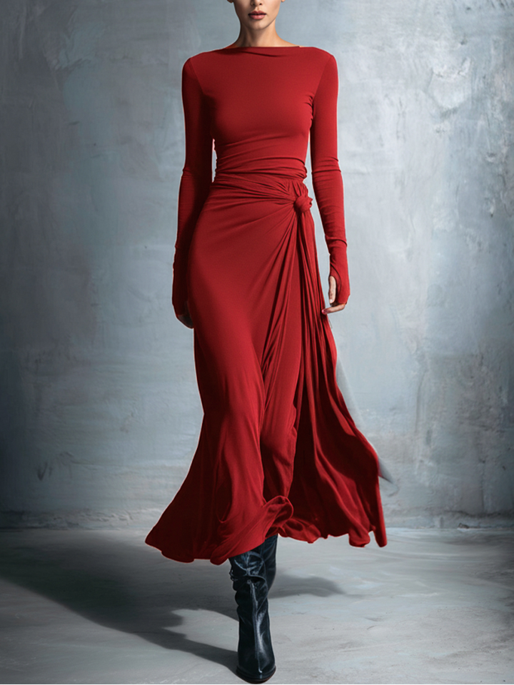 NORELLA | Naiara Maxi Dress with Side Button