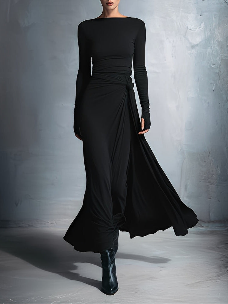 NORELLA | Naiara Maxi Dress with Side Button