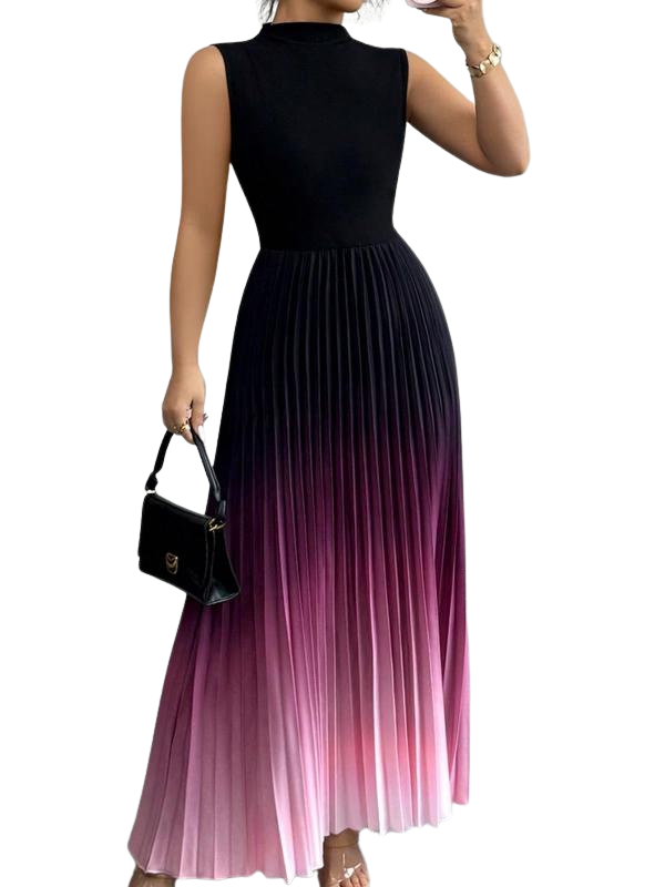 NORELLA | AURORA ELEGANT OMBRE SLEEVELESS EVENING DRESS