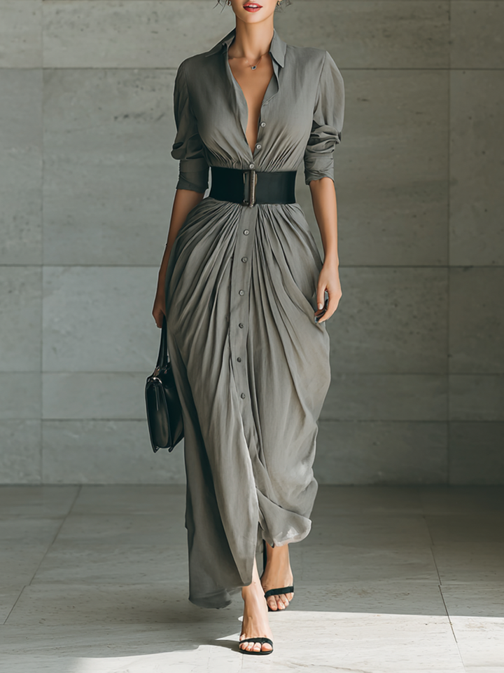 NORELLA | Zahara Long Pleated Dress