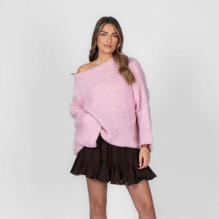 NORELLA | Ultra-Soft Off-Shoulder Knit