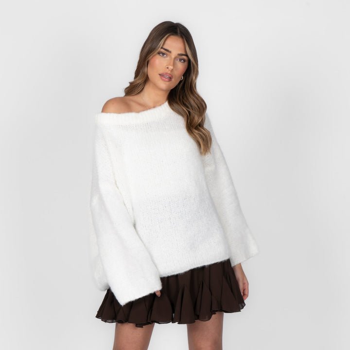 NORELLA | Ultra-Soft Off-Shoulder Knit