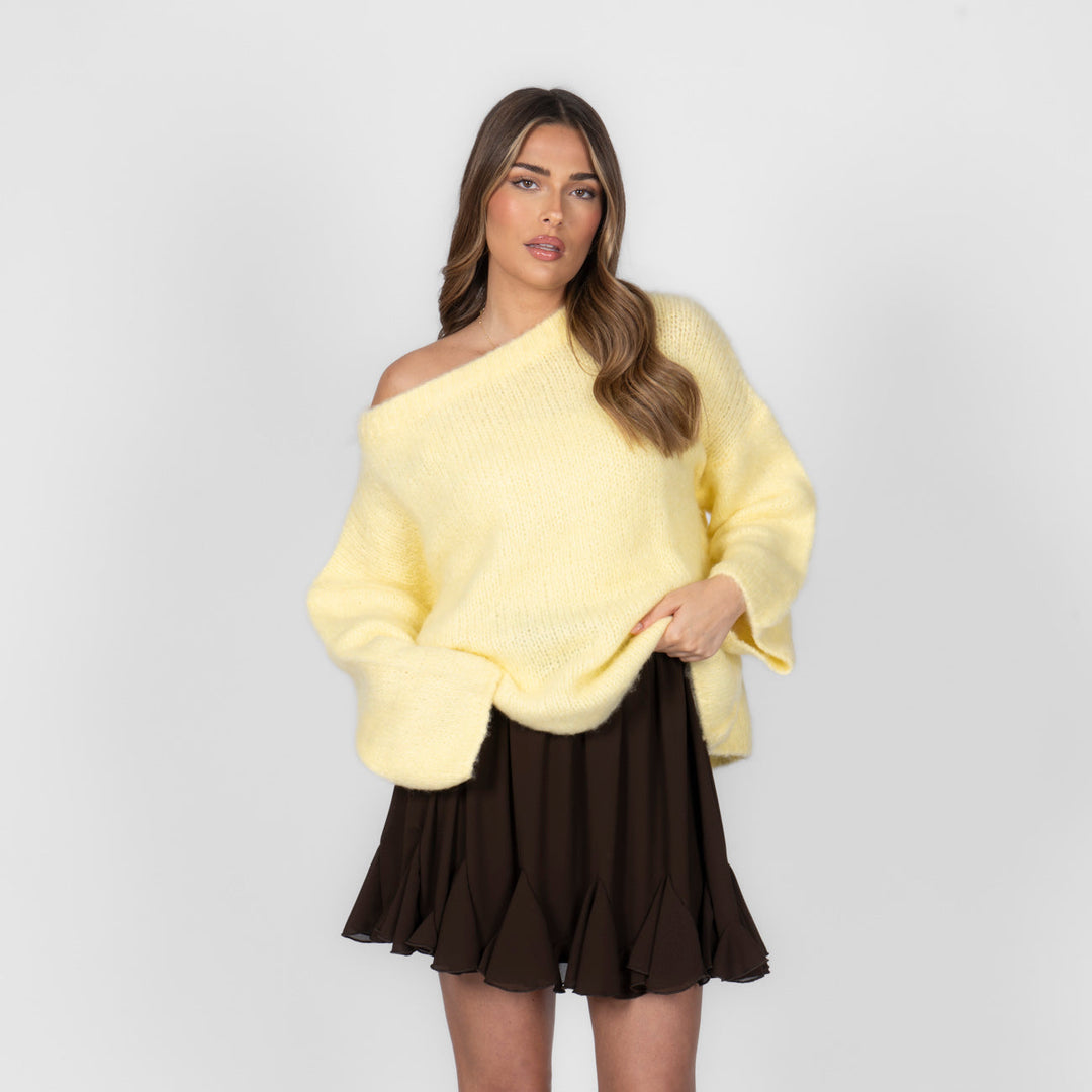 NORELLA | Ultra-Soft Off-Shoulder Knit