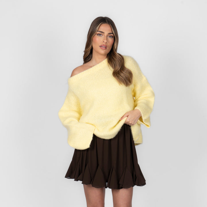 NORELLA | Ultra-Soft Off-Shoulder Knit
