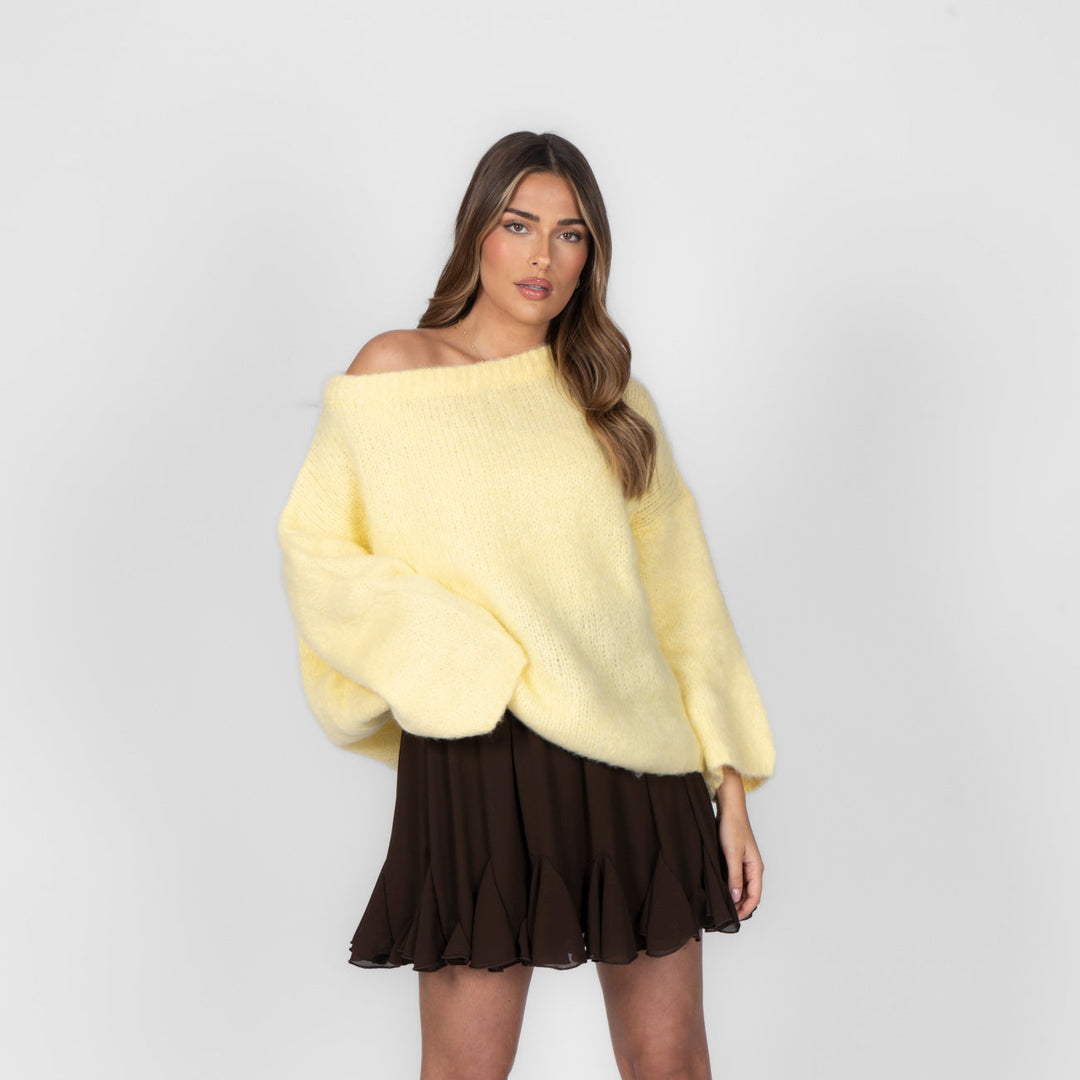 NORELLA | Ultra-Soft Off-Shoulder Knit