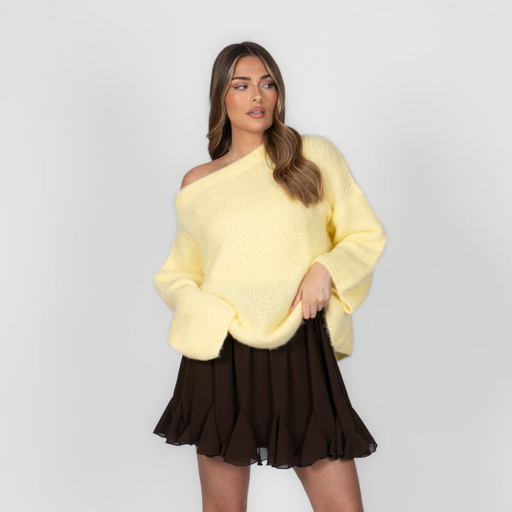 NORELLA | Ultra-Soft Off-Shoulder Knit