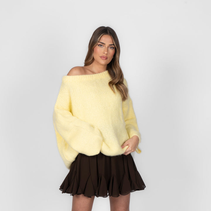 NORELLA | Ultra-Soft Off-Shoulder Knit
