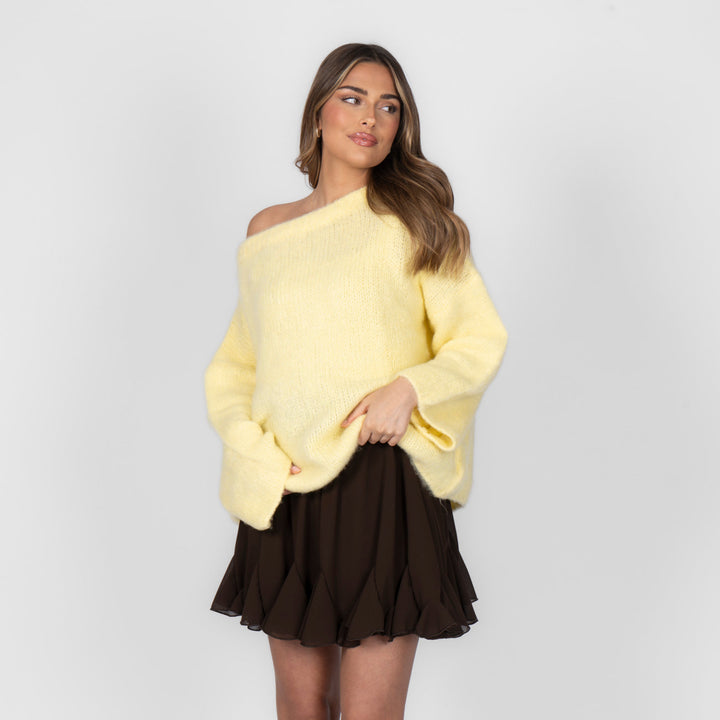 NORELLA | Ultra-Soft Off-Shoulder Knit