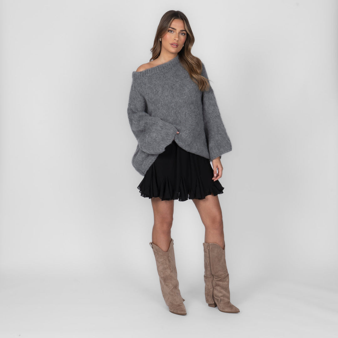 NORELLA | Ultra-Soft Off-Shoulder Knit