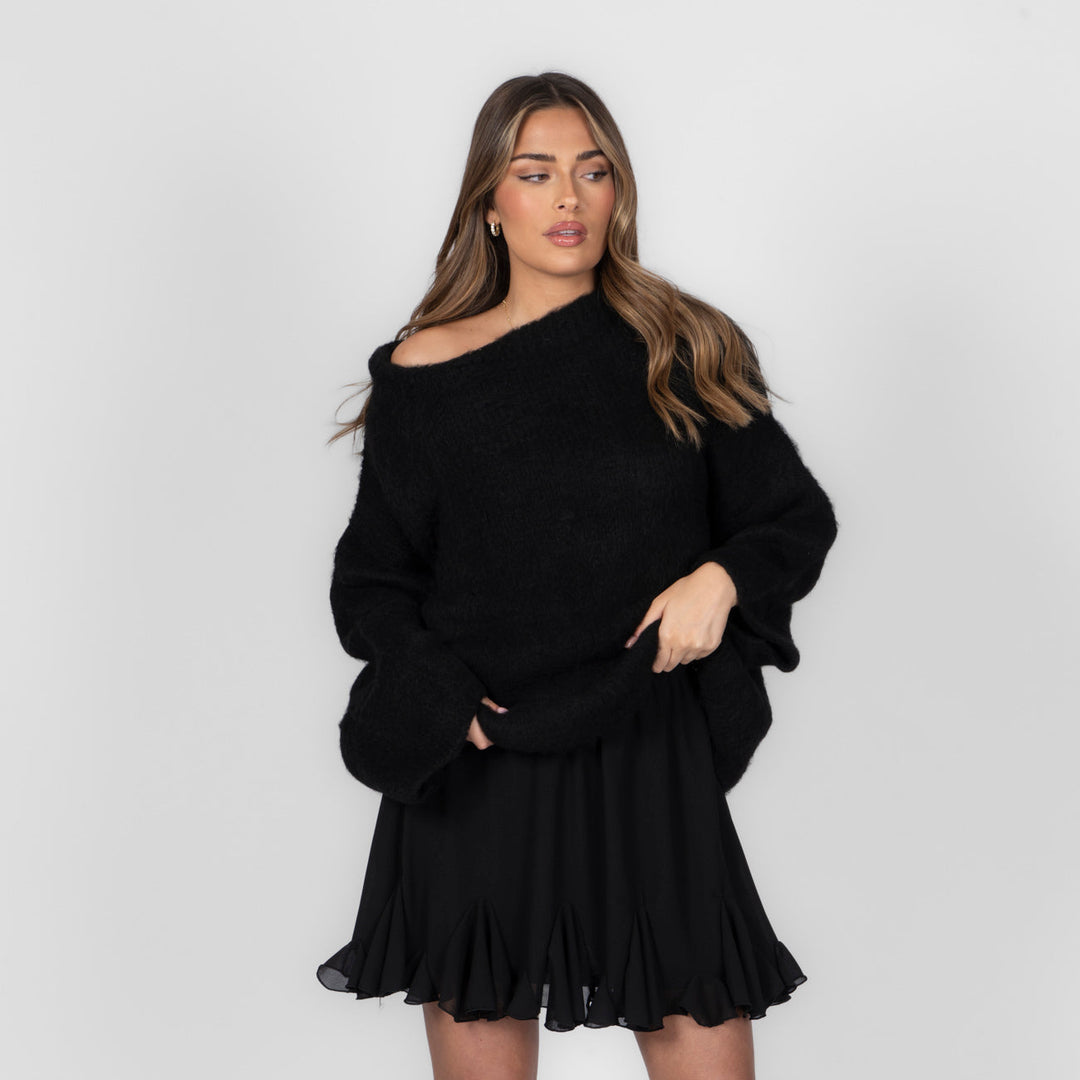 NORELLA | Ultra-Soft Off-Shoulder Knit