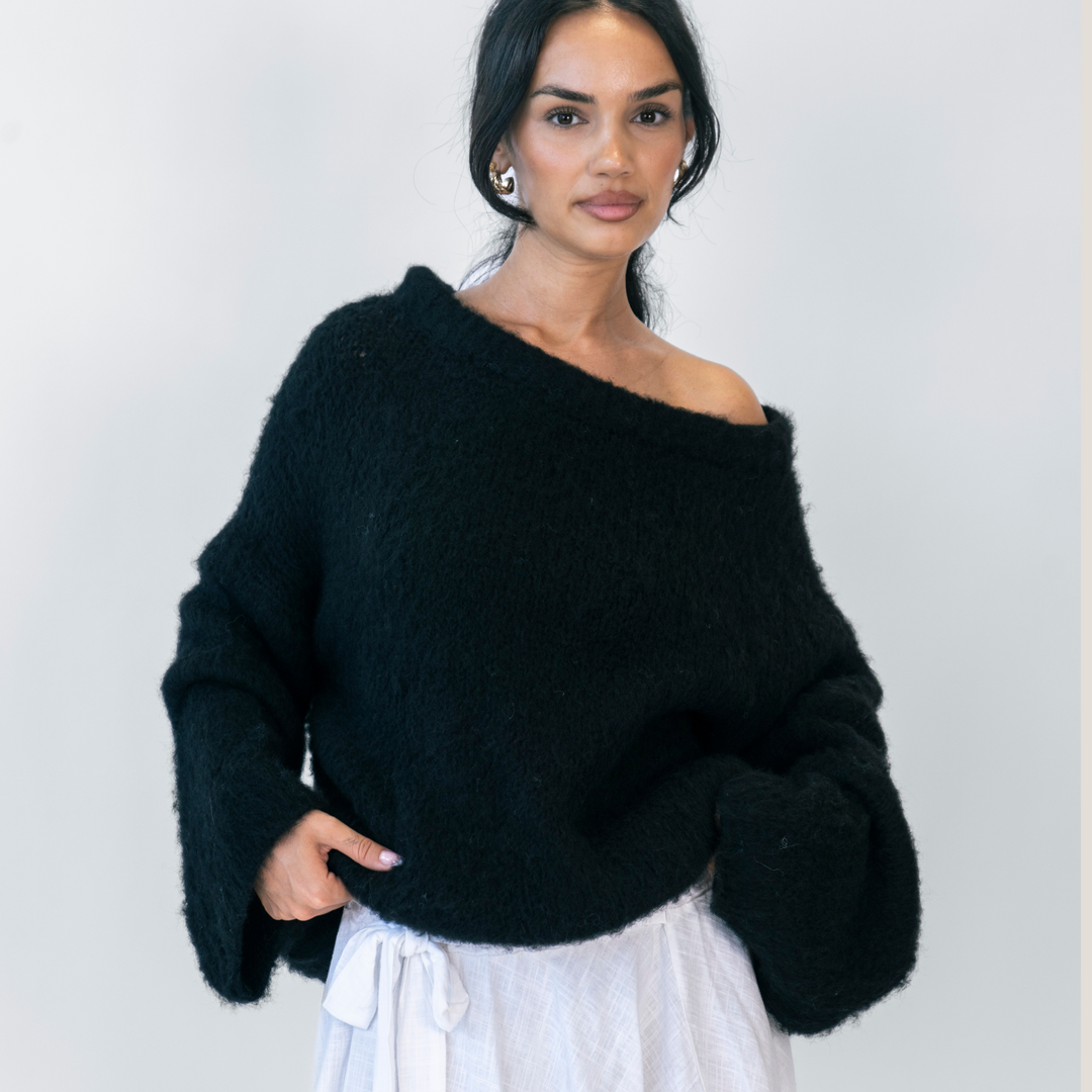 NORELLA | Ultra-Soft Off-Shoulder Knit