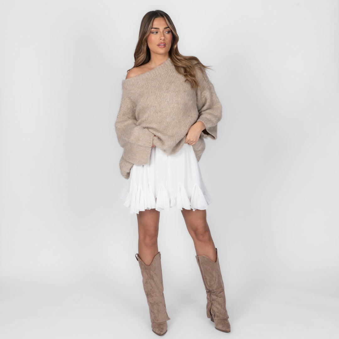 NORELLA | Ultra-Soft Off-Shoulder Knit