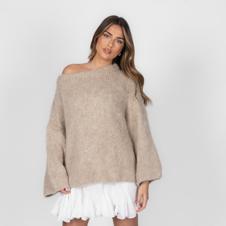 NORELLA | Ultra-Soft Off-Shoulder Knit