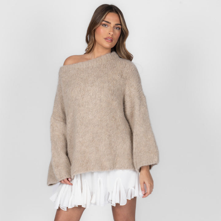 NORELLA | Ultra-Soft Off-Shoulder Knit