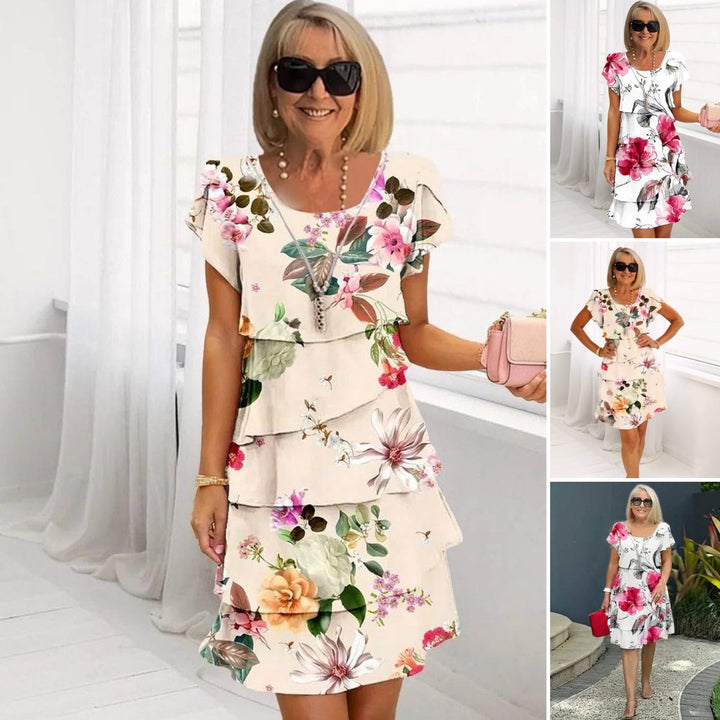 Floral Cascade Dress