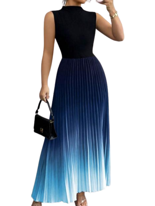 NORELLA | AURORA ELEGANT OMBRE SLEEVELESS EVENING DRESS