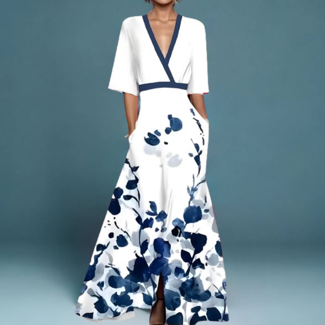 NORELLA | Michelle Elegant Floral Wrap Dress
