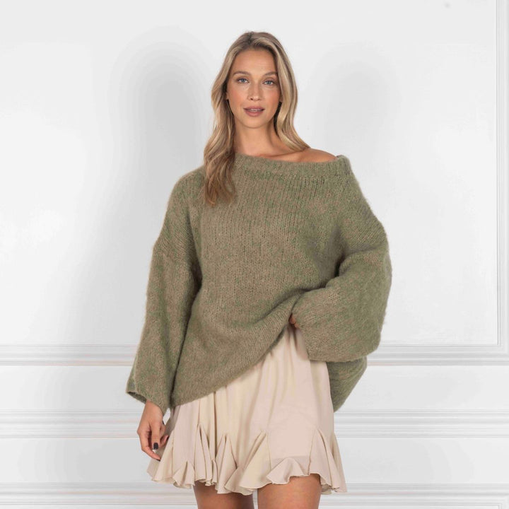 NORELLA | Ultra-Soft Off-Shoulder Knit