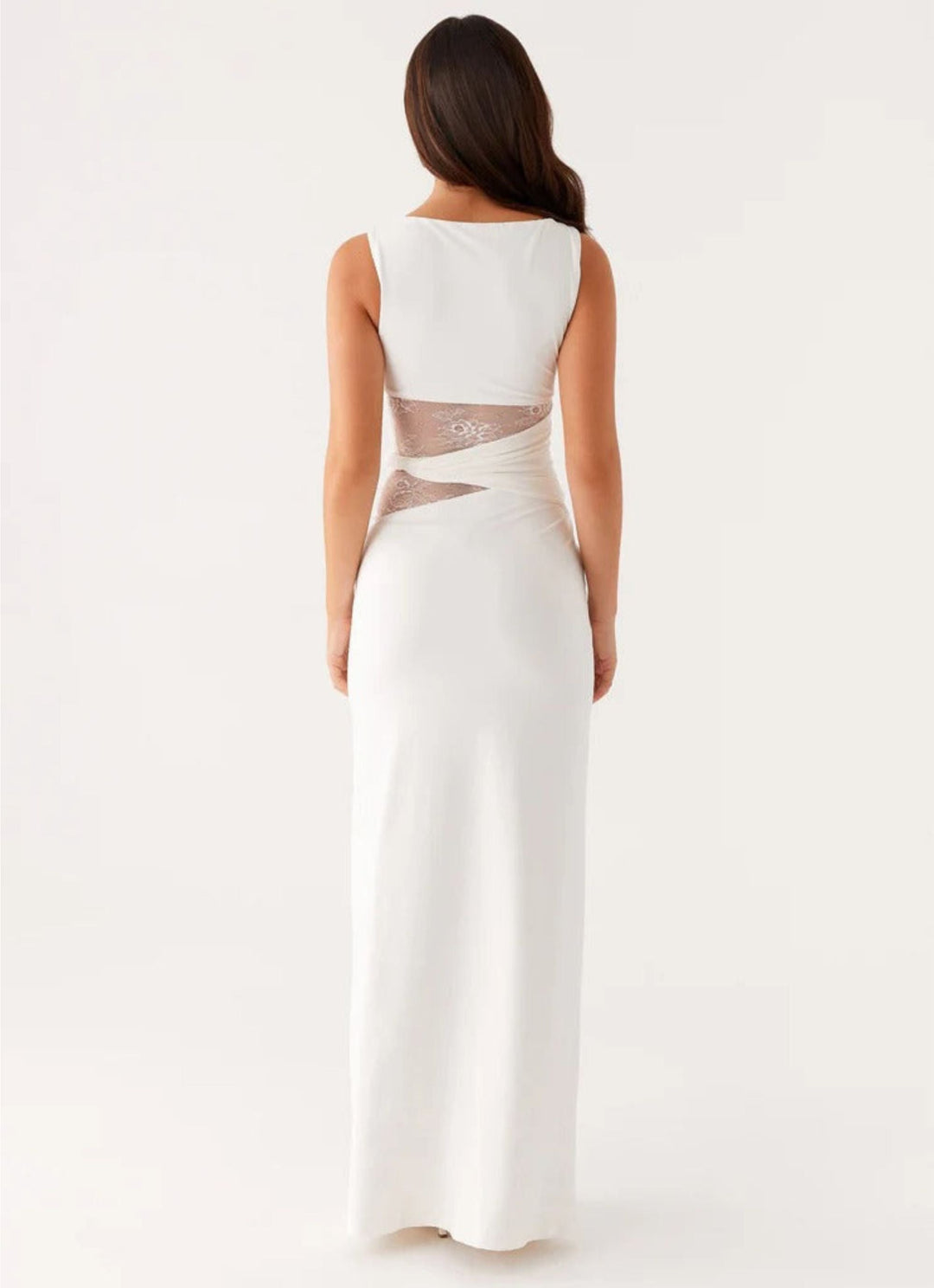 NORELLA | Flattering Leni maxi dress with subtle cut-outs and lacing