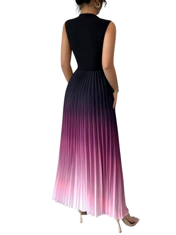NORELLA | AURORA ELEGANT OMBRE SLEEVELESS EVENING DRESS