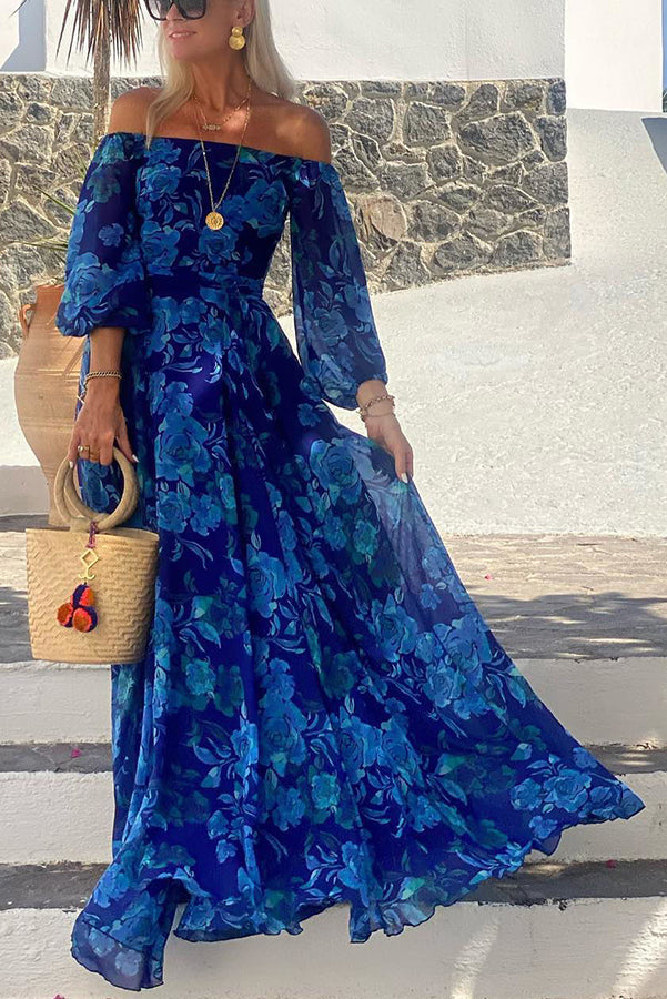 Luna Off-Shoulder Floral Dress