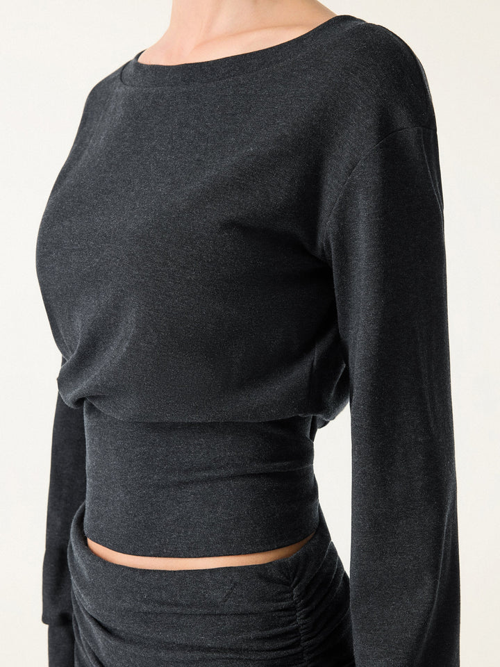 NORELLA | Two-Piece Set with Boat Neck and Wide Legs – with Pockets