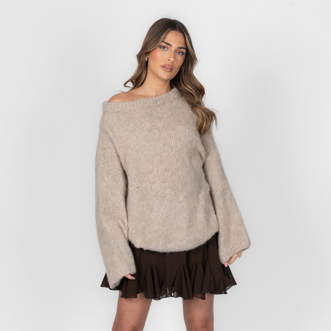 NORELLA | Ultra-Soft Off-Shoulder Knit