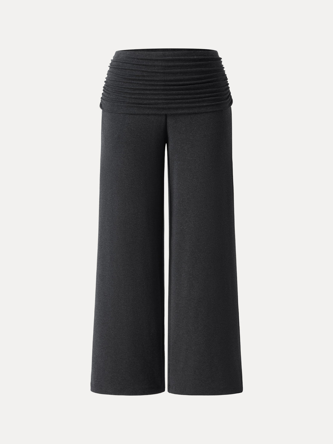 NORELLA | Elegant Wide Leg Trousers in Soft Wool Blend with Pockets