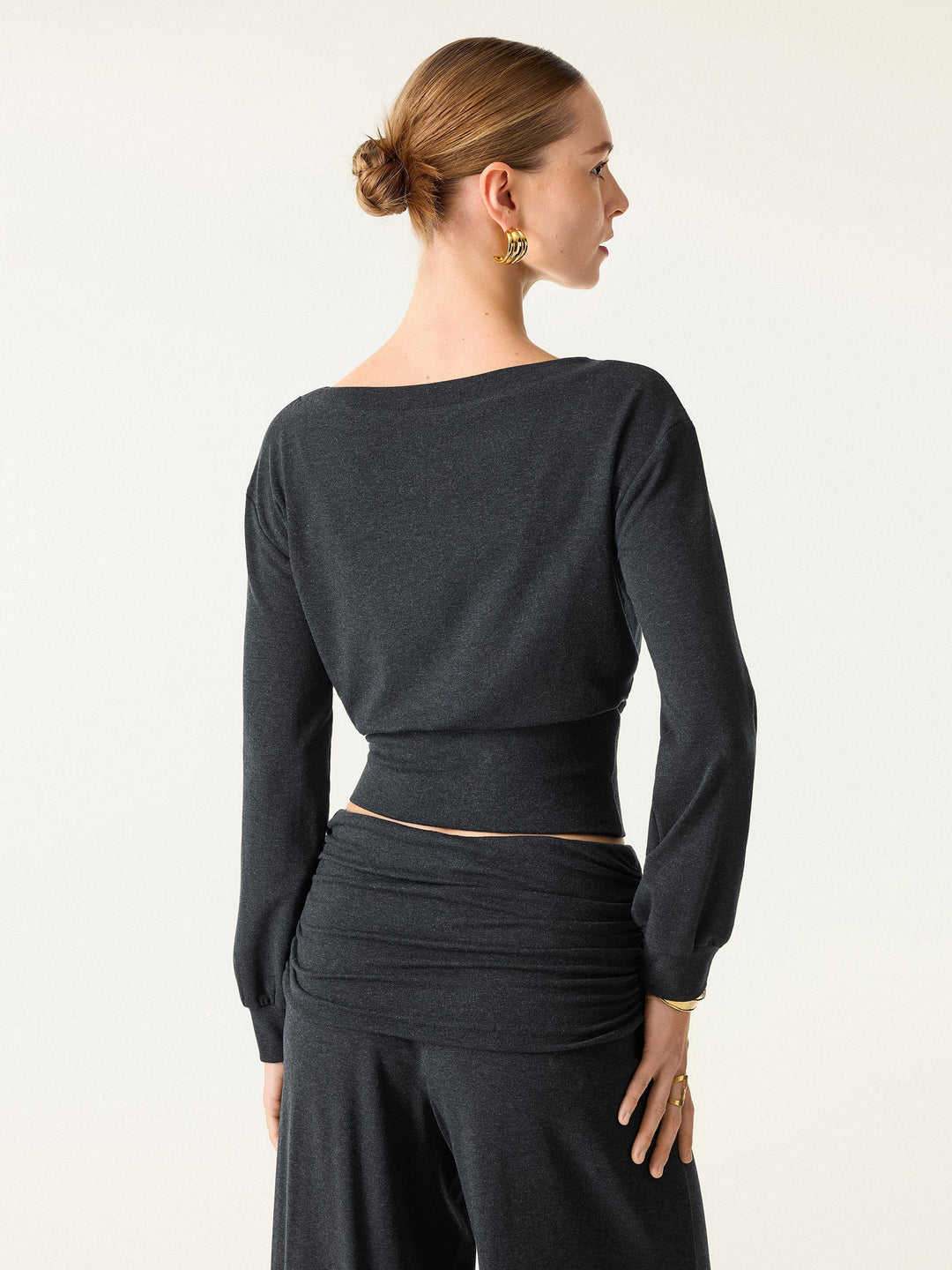 NORELLA | Two-Piece Set with Boat Neck and Wide Legs – with Pockets