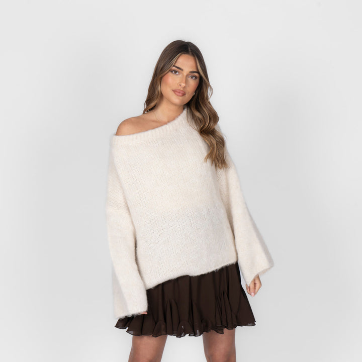 NORELLA | Ultra-Soft Off-Shoulder Knit