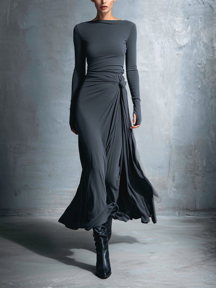 NORELLA | Naiara Maxi Dress with Side Button