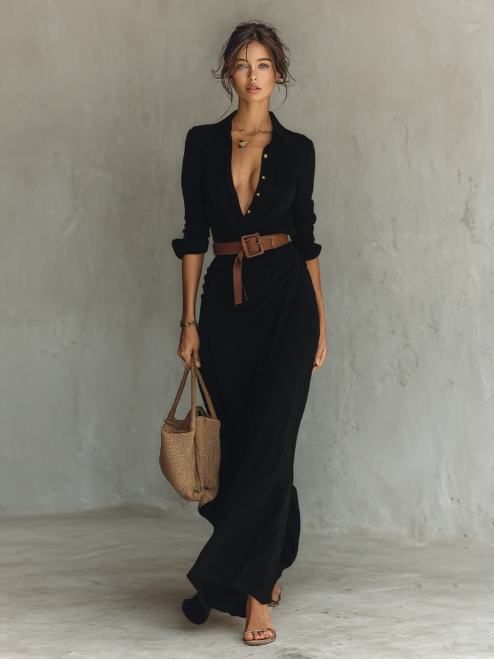 NORELLA | Victoria Long casal dress