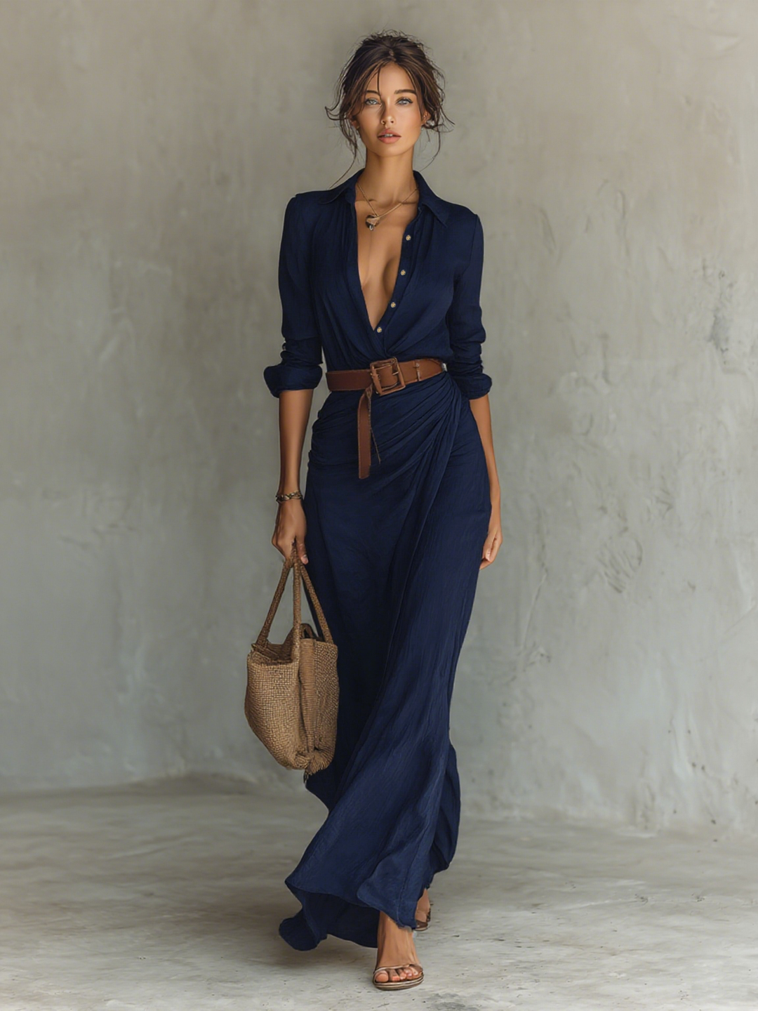 NORELLA | Victoria Long casal dress