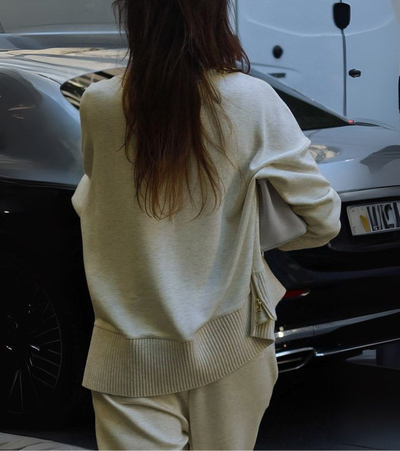 NORELLA | Saskia Elegant Two-Piece Set with High Collar