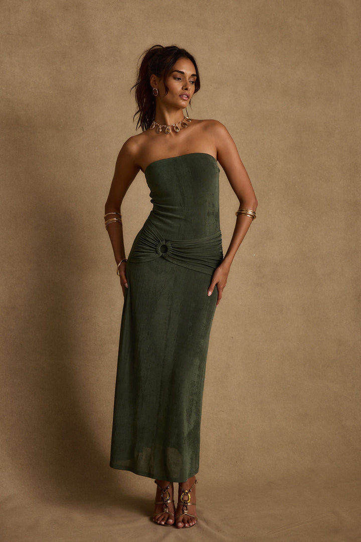 NORELLA | Cala Sol Emerald Maxi Dress
