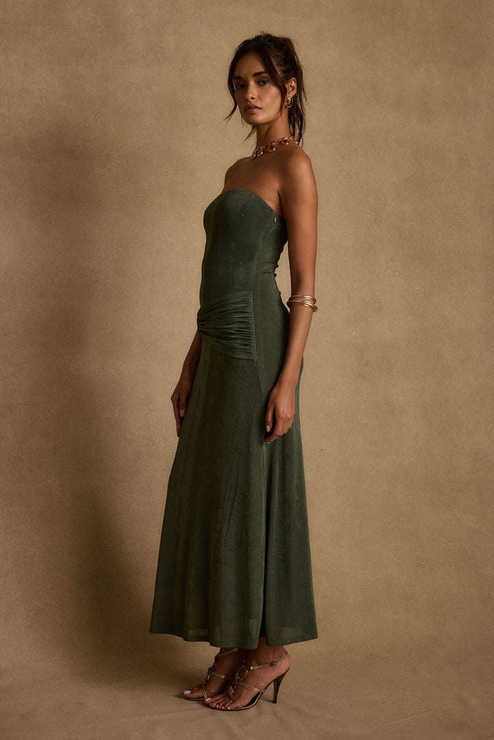 NORELLA | Cala Sol Emerald Maxi Dress