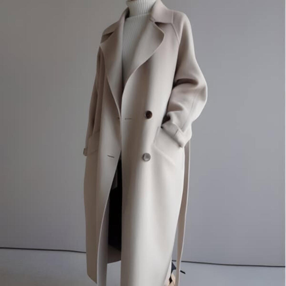 NORELLA | Long Fabric Coat