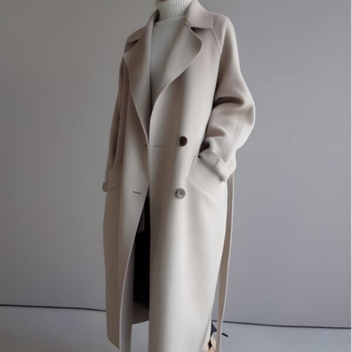 NORELLA | Long Fabric Coat
