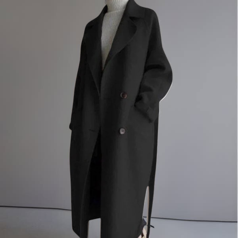 NORELLA | Long Fabric Coat