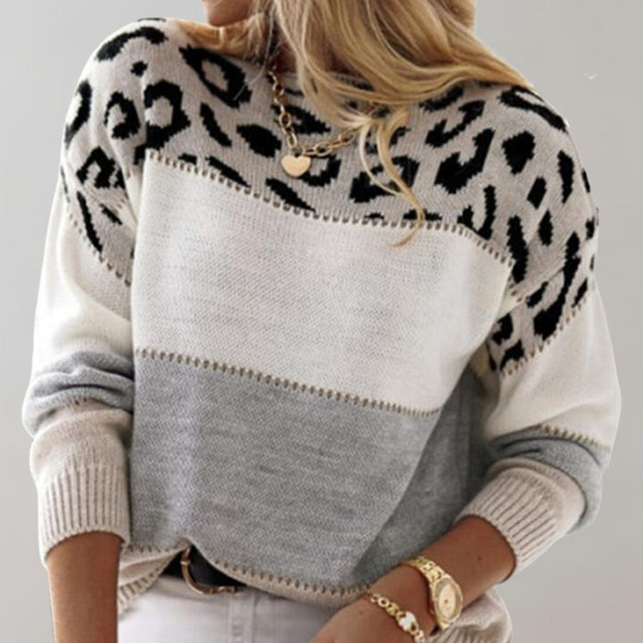NORELLA | Elegant fine-knit jumper with animal details