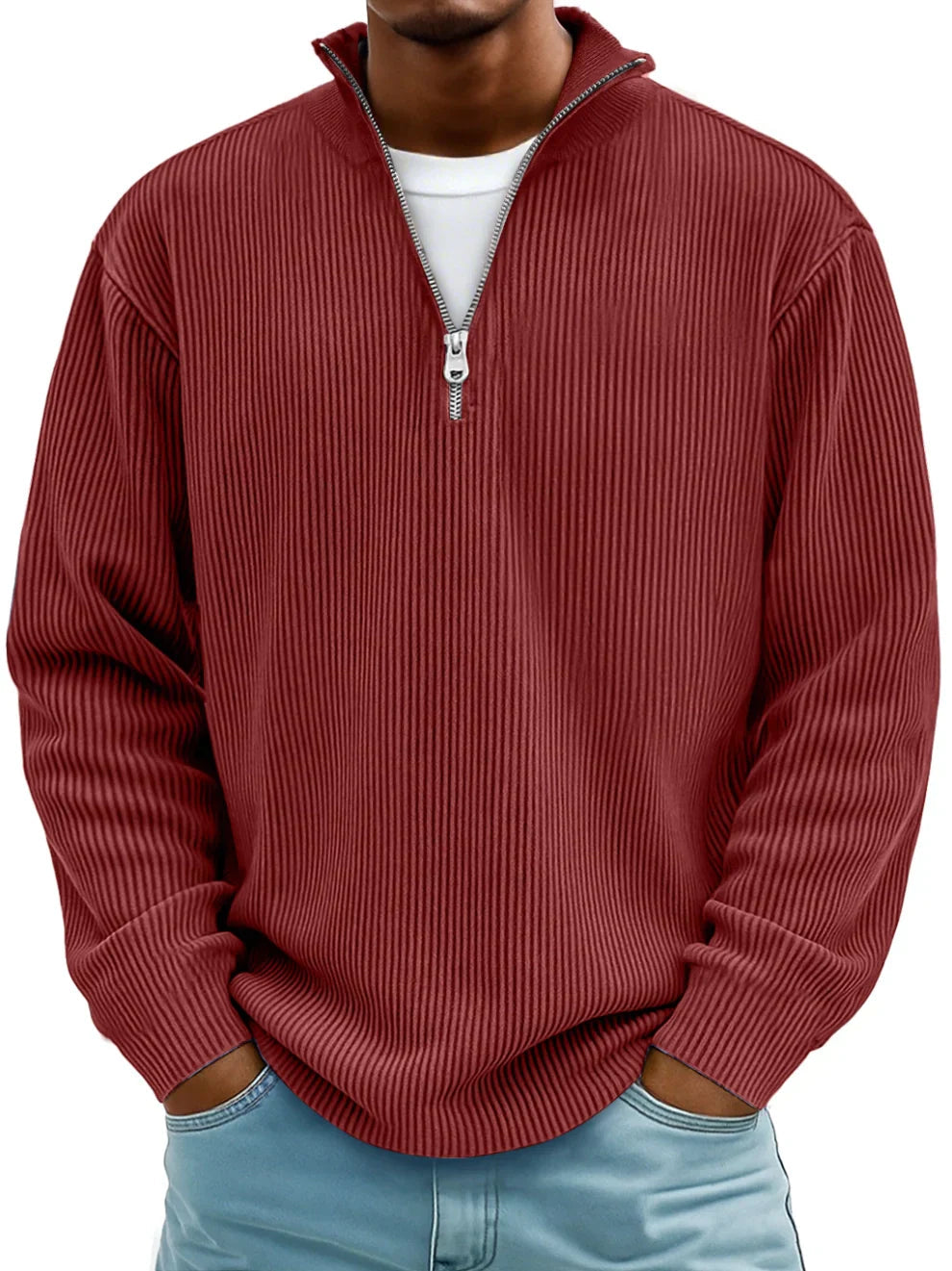 NORELLA | Men's Jumper with Half Zip