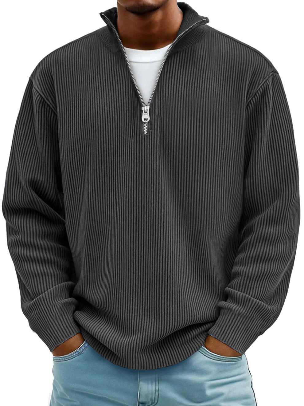 NORELLA | Men's Jumper with Half Zip