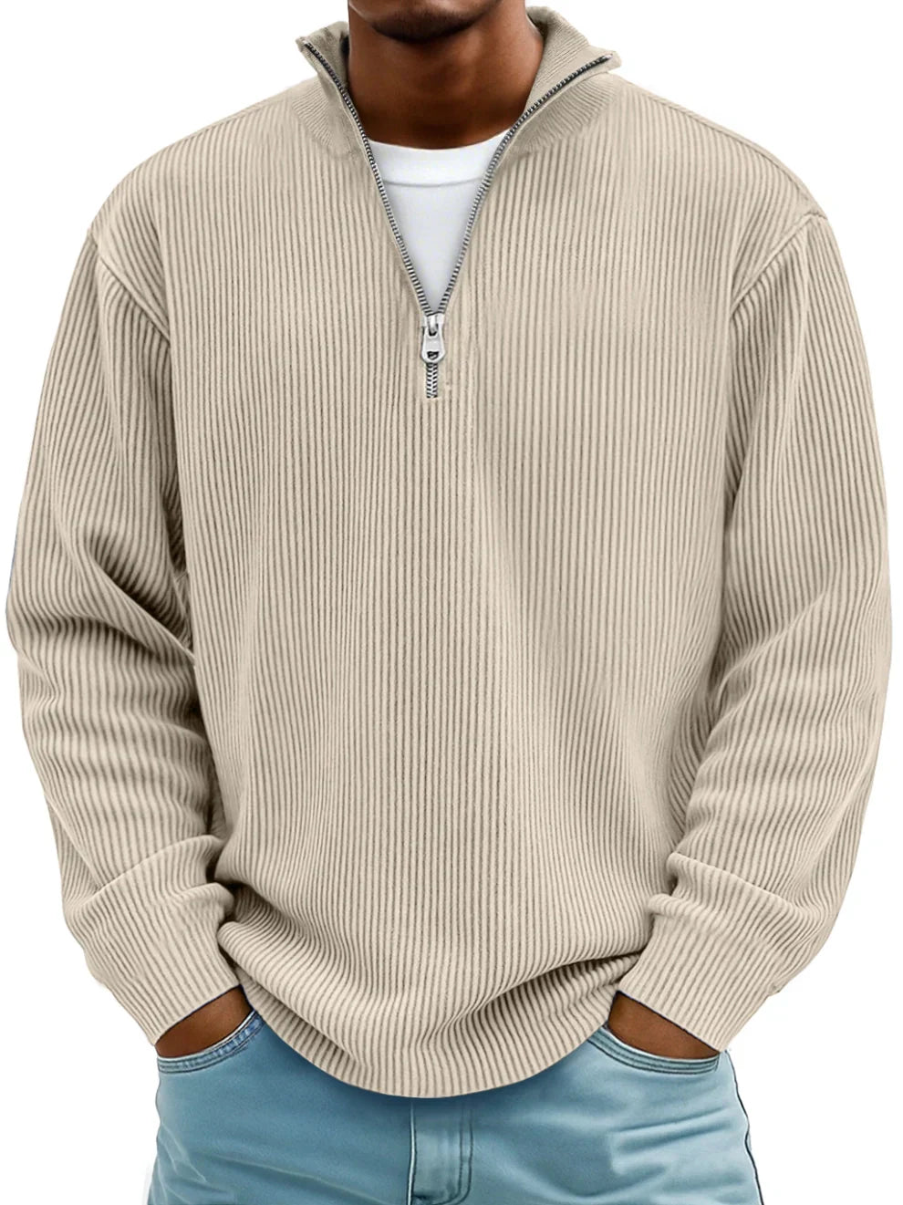 NORELLA | Men's Jumper with Half Zip