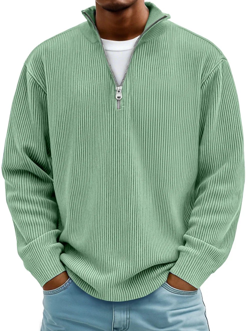 NORELLA | Men's Jumper with Half Zip