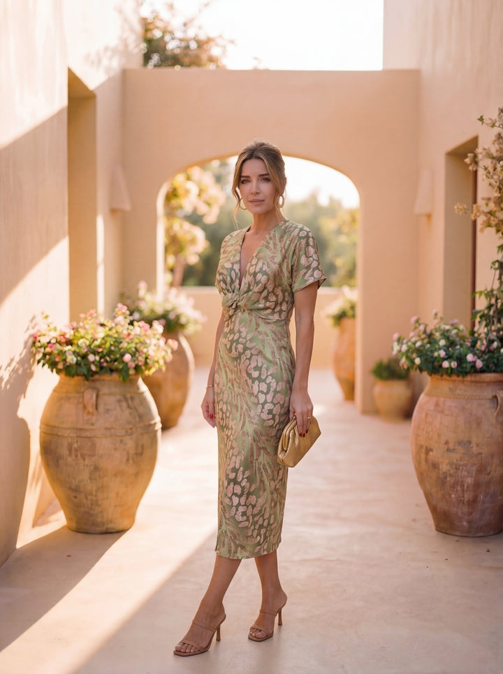 Eunice Elegant Midi Dress