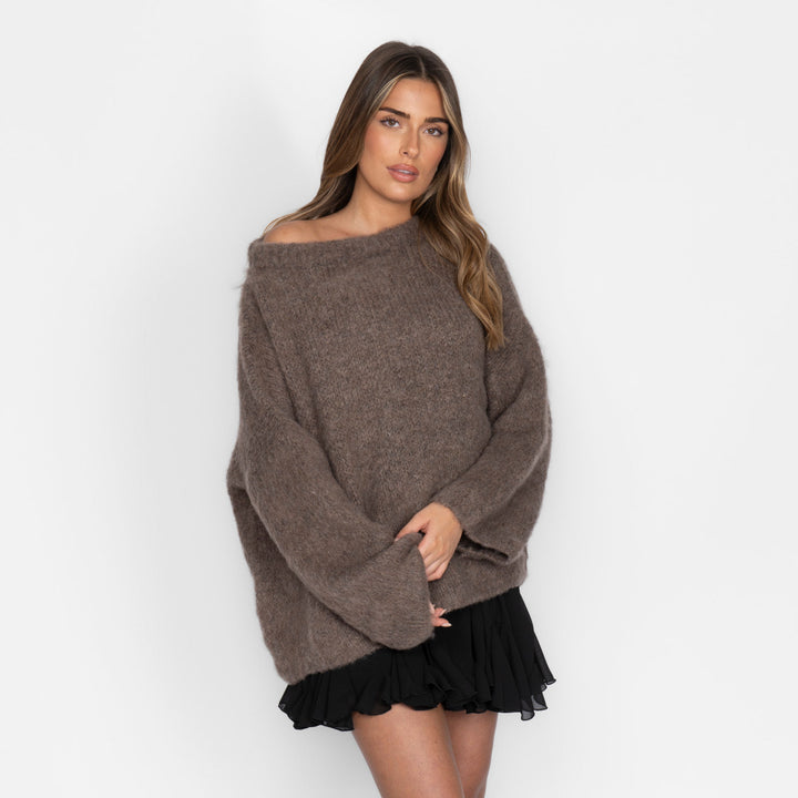NORELLA | Ultra-Soft Off-Shoulder Knit